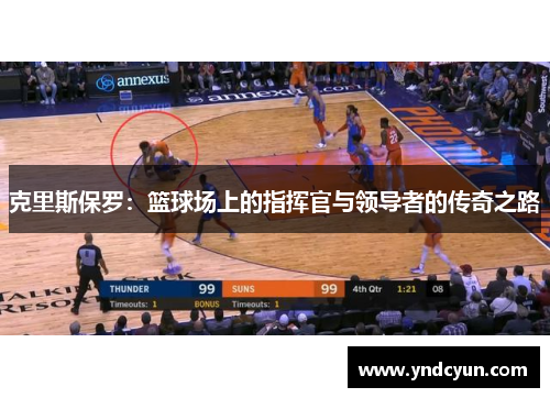 克里斯保罗：篮球场上的指挥官与领导者的传奇之路